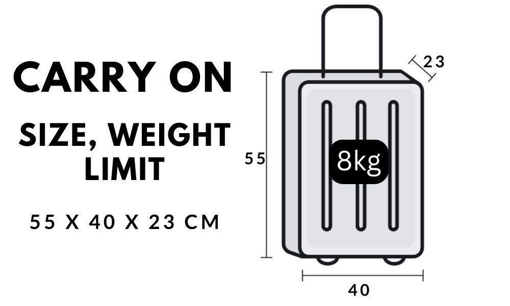 Carry On Size & Weight Limit