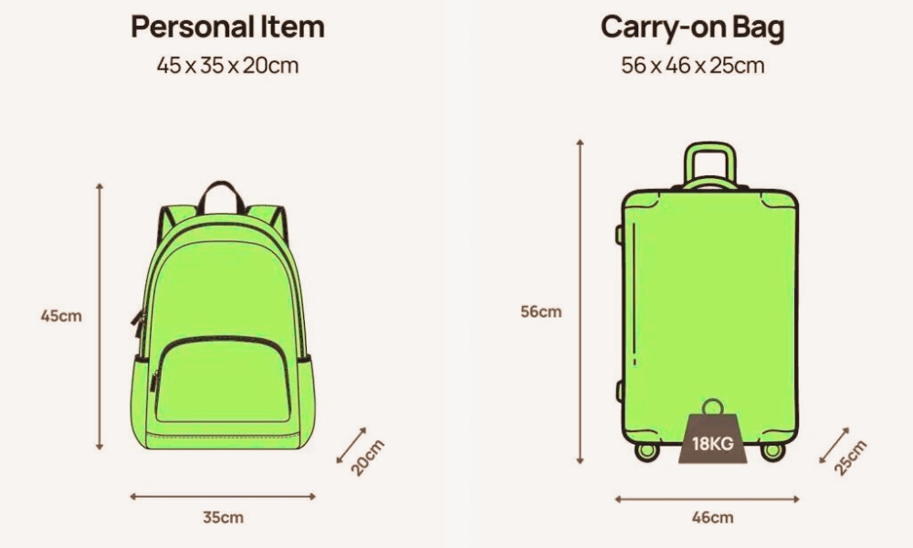 Spirit Airlines Carry-On Baggage Allowance