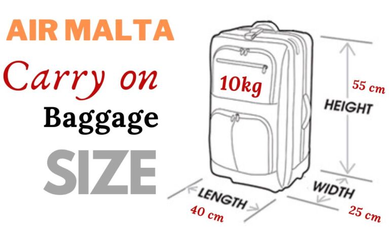 Air Malta Baggage Allowance 2024 Carry on Baggage Fees