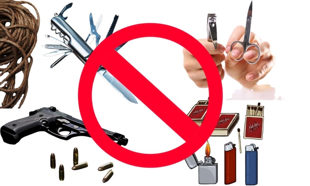Items Not Allowed In Checked & Carry-on Bags